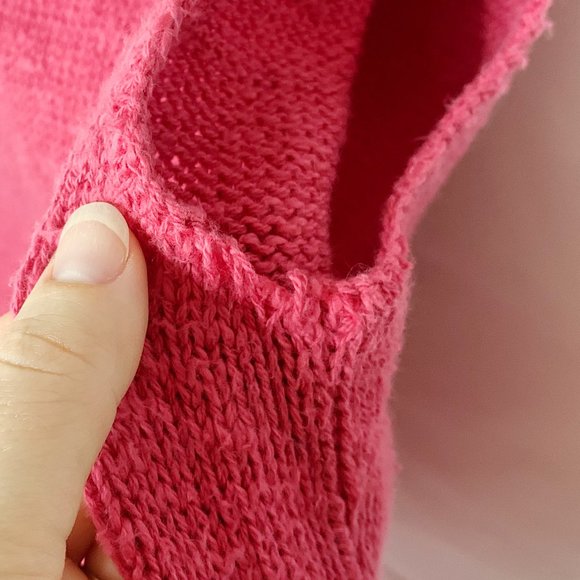 Vintage J. Crew Sweater Vest Pink Size M - Picture 6 of 6